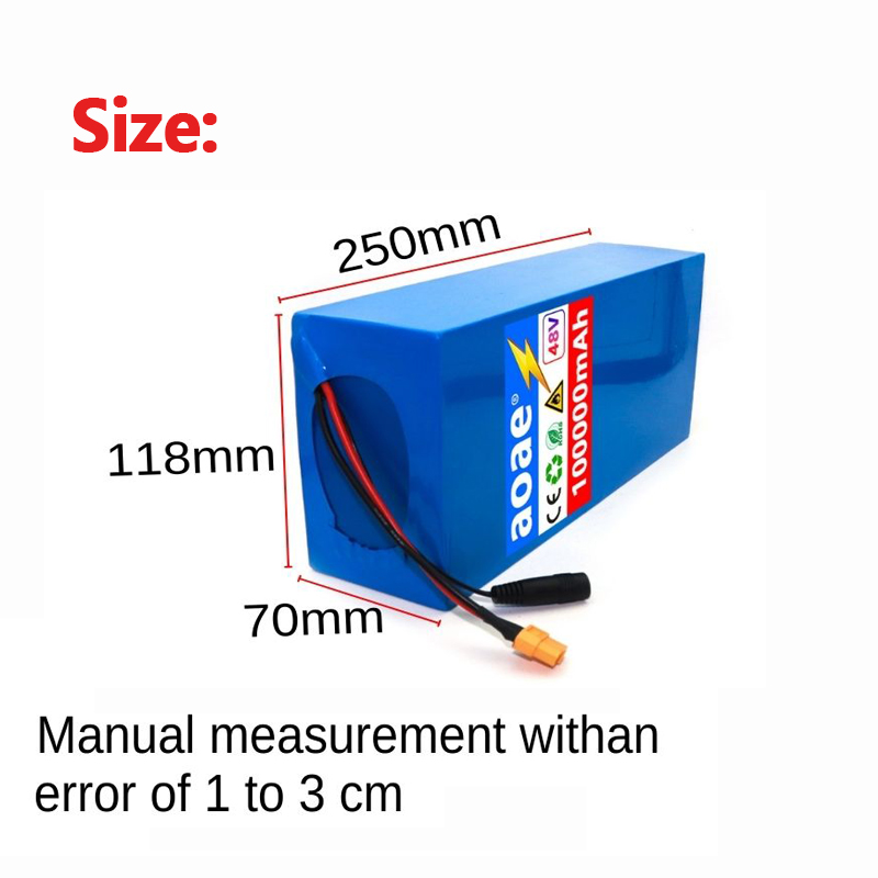 100%18650Original 48V 100Ah 13 - 60V 50Ah Electric Scooter Battery recension och pris