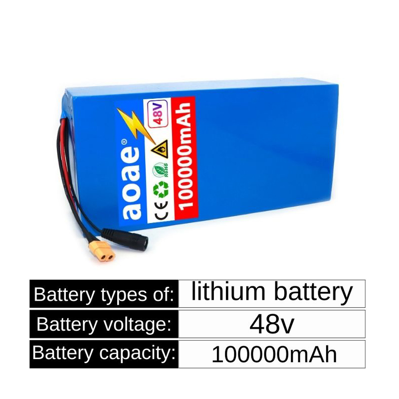 100%18650Original 48V 100Ah 13 - 60V 50Ah Electric Scooter Battery recension och pris
