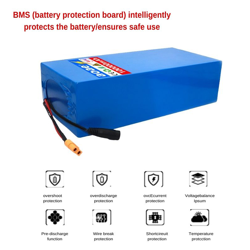 100%18650Original 48V 100Ah 13 - 60V 50Ah Electric Scooter Battery recension och pris