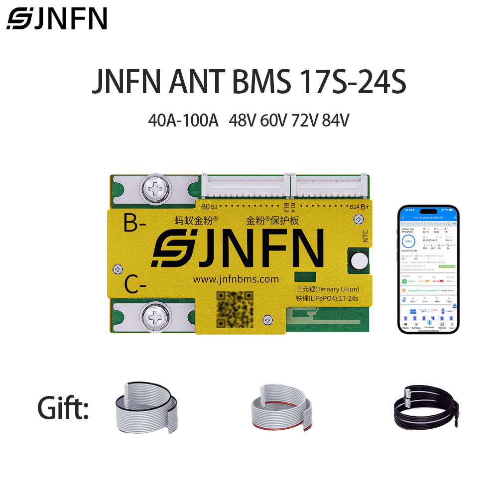 JNFN ANT Smart BMS 17-24S 60V  - 84V 50A Smart Bms Bluetooth recension och pris