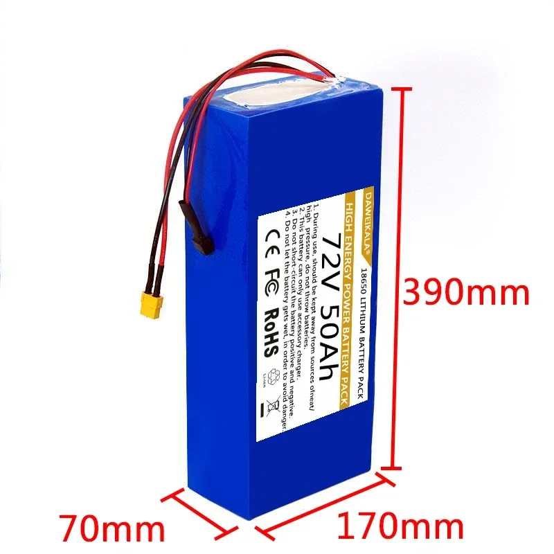 72V 18650 Battery pack 50Ah Hi - 60V 50Ah Electric Scooter Battery recension och pris