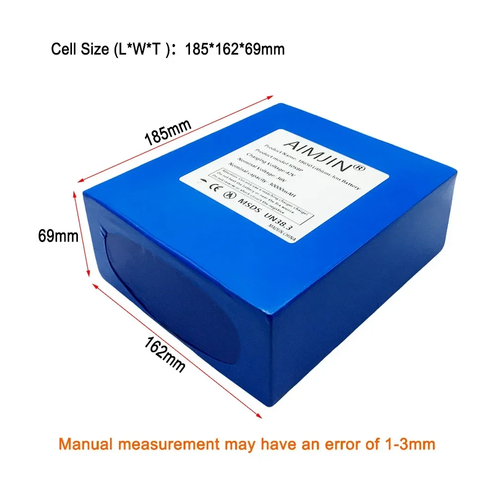 k 36V 30Ah 10S8P 18650  A-clas - 72V 40Ah Lifepo4 Battery Pack recension och pris