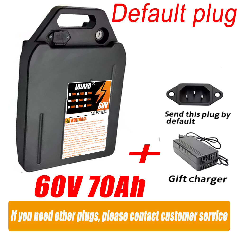 Electric vehicle lithium batte - 60V 50Ah Electric Scooter Battery recension och pris